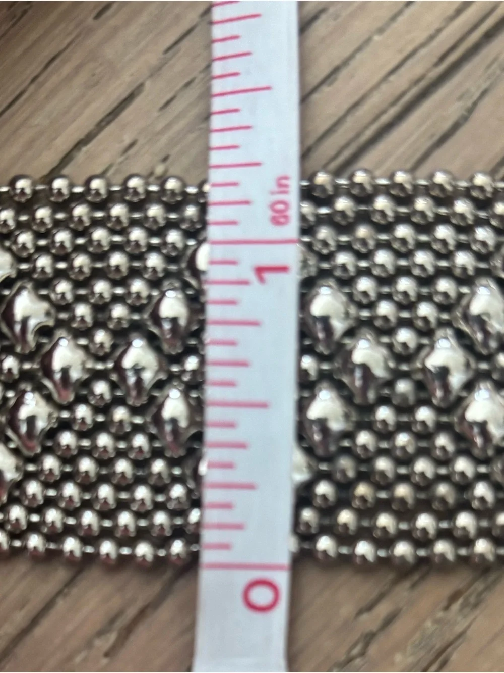SG Liquid Metal by Sergio Gutierrez Wide Mesh Bracelet